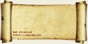 Nevena Hrnjak vizit kartica